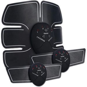 Cinta Abdominal Eletrica 6 Pack Ems Tonificador Muscular 3 Em 1