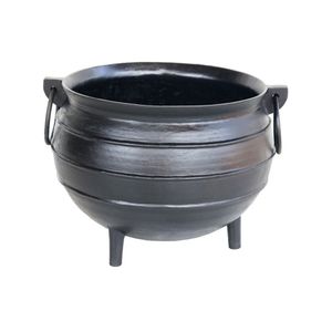 Panelão Caldeirão Bruxa Tripé Ferro Fundido Preto 40l 42cm