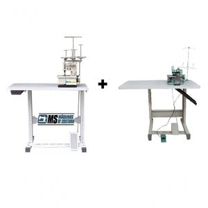 Galoneira 3 Agulha + Overlock Semi Industriais + Bancadas 220v