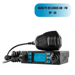 Rádio Px 80 Canais Am - Fm Rp- 50