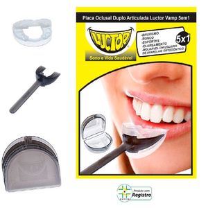 Placa Moldável Bruxismo Anti Ronco Clareamento Dental 5Em1