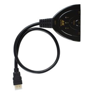 Chave Seletora Hdmi 3 Entradas 1 Saida Versao 1.4 Evus C-079