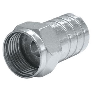 Conector Tipo F Macho De Crimpar Proeletronic Para Cabo