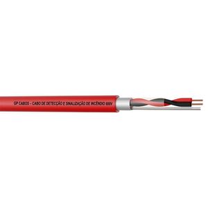 Cabo Blindado Gp Cabos Dectecção Incêndio 2X0,75Mm²