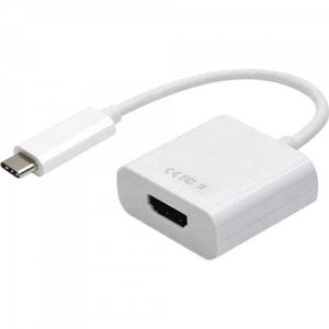 Cabo Adaptador Usb Tipo C Macho Para Hdmi Femea Adap0056 Branca Storm