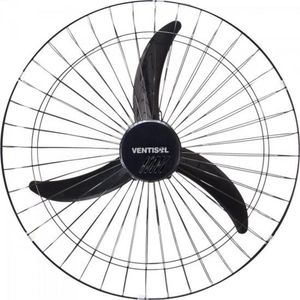 Ventilador De Parede 60 Cm 220V New Premium Preto Ventisol