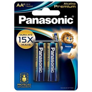 Pilha Alcalina Premium Aa Com 2 Lr6Egr/2B96