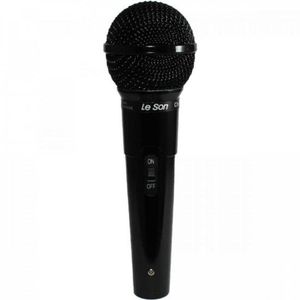 Microfone Dinamico Cardioide Mc200 Preto Leson