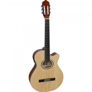 Violao Mini-jumbo Cutaway Nylon Gnf-1d Natural Giannini