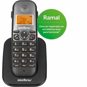 Ramal Intelbras Sem Fio Ts 5121 - Preto - 4125121