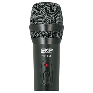 Microfone Sem Fio De Mao, Frequencia Vhf Alcance 50 Metros Vhf695