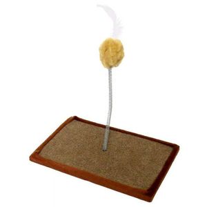 Arranhador De Gatos Carpetinho Com Pompom