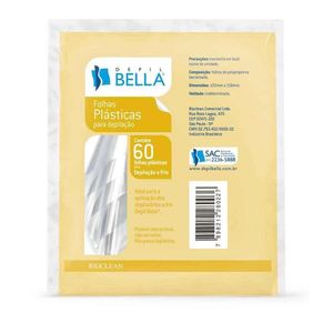 Folhas Plásticas Para Depilação 60 Unidades - Depil Bella