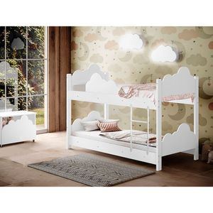 Beliche Infantil Montessoriana Nuvem Juvenil Branco Branco