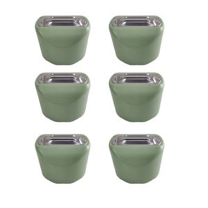 Descascador Fatiador Manual Kit 6 Uni Lamina Inox