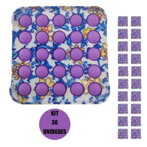 Fidget Kit 36 Uni Bubble Festa Infantil Pop It