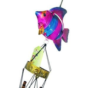Sino Dos Ventos Relaxamento Forma De Peixe Rosa (Sin-10)