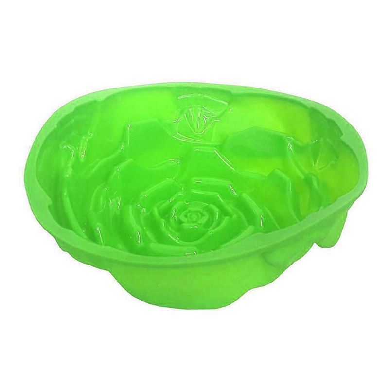 Forma De Silicone Rosa Flor Bolo Tortas Doce Antiaderente Assadeira  Sobremesa Cozinha Kit 3 Uni