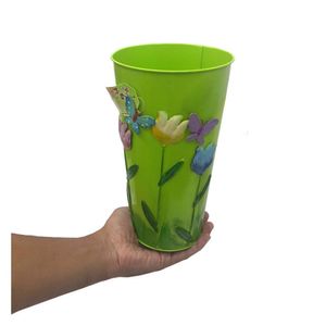 Vaso Jardim Varanda Borboleta Flor De Ferro Verde (Sybo-G7)