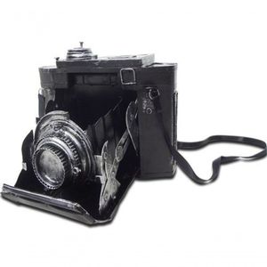 Cofre Camera Fotografica Vintage Retro De Ferro Fundido