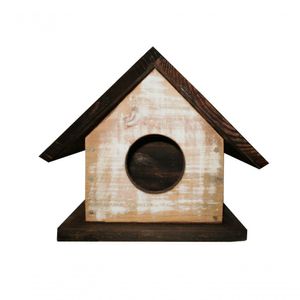Casinha De Passarinho Marrom