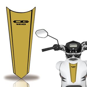 Adesivo Faixa Gravata Tanque Moto Cg 160 125 Titan Fan 160 Dourado