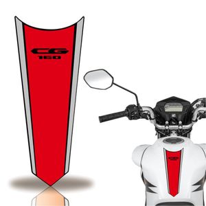 Adesivo Faixa Gravata Tanque Moto Cg 160 150 Titan Fan 160 Vermelho Cinza