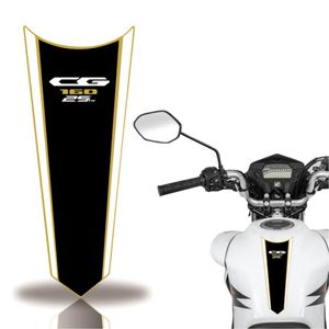 Adesivo Faixa Gravata Tanque Moto Cg 160 150 Titan Fan 160 Preto Dourado