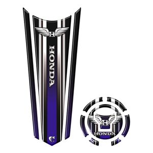 Protetor Tanque E Bocal Gravatona Honda Asa Azul Acima 2018 Azul