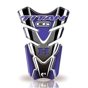 Protetor De Tanque Honda Cg Titan Todos Os Anos Cor Azul E Branco