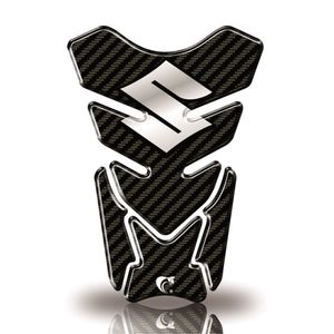Protetor De Tanque Adesivo Moto Gsx-R Gsx-S Suzuki Carbono Preto