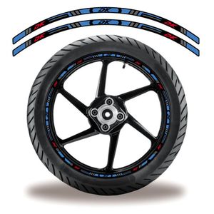 Friso De Roda Adesivo Refletivo Haojue Dk Azul Azul