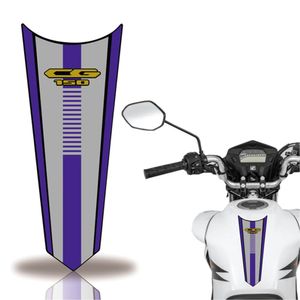 Adesivo Faixa Gravata Tanque Moto Cg 160 150 Titan Fan 150 Azul