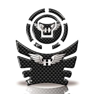 Kit Protetor Tanque E Bocal Moto Honda Acima 2018 Carbono Carbono