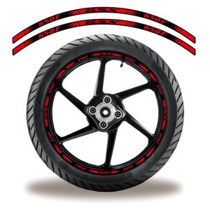 Friso De Roda Adesivo Refletivo Cb 650 Vermelho E Preto Cor Vermelho