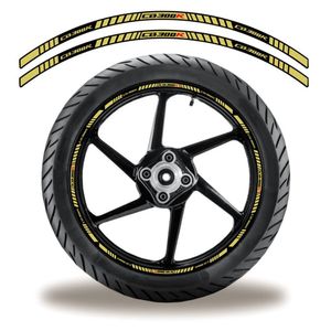 Friso De Roda Adesivo Refletivo Cb 3Oo R Dourado Cor Dourado