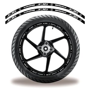 Friso De Roda Adesivo Refletivo Moto Xj6 Preto