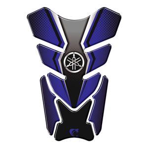 Adesivo Resinado Protetor De Tanque Moto Qualquer Moto Yamaha Azul Azul E Preto