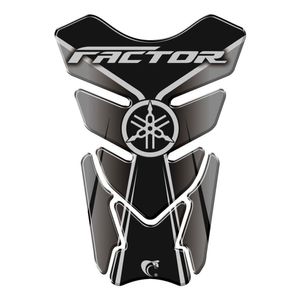 Protetor De Tanque Adesivo Moto Yamaha Factor Preto Cor Preto