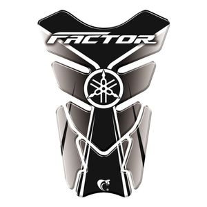 Protetor De Tanque Adesivo Moto Yamaha Factor Preto Preto