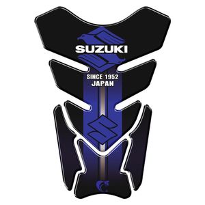 Protetor De Tanque Adesivo Moto Suzuki Azul Azul E Preto