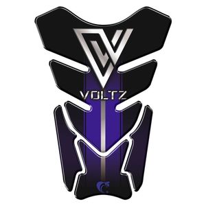Protetor De Tanque Adesivo Moto Voltz Azul Azul E Preto