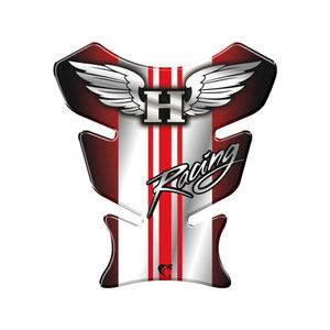 Adesivo Protetor De Tanque Moto Honda Asa Racing Vermelho