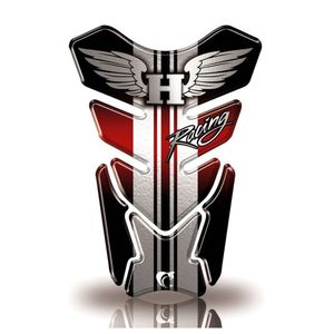 Protetor De Tanque Adesivo Moto Honda Asa Racing Vermelho