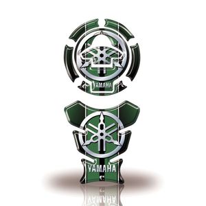 Adesivo Protetor De Tanque E Bocal Moto Yamaha Diapasão Cor Verde