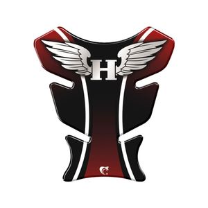 Adesivo Protetor De Tanque Moto Honda Asa Vermelho Vermelho
