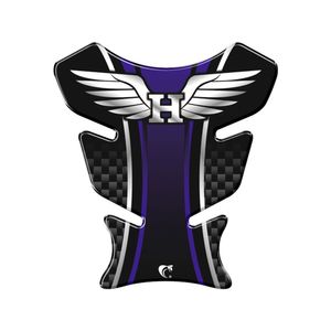 Adesivo Protetor De Tanque Moto Honda Asa Cor Azul