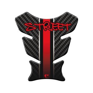 Adesivo Protetor De Tanque Moto Honda Yamaha Street Vermelho Cor Vermelho