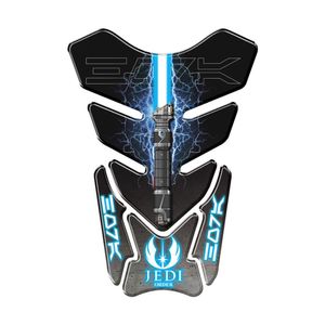Protetor De Tanque Adesivo Moto Honda Yamaha Suzuki Star Wars Jedi Azul