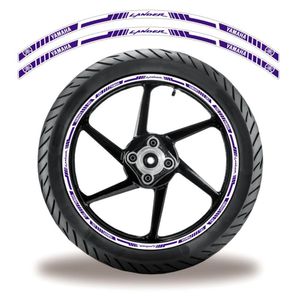Friso De Roda Adesivo Refletivo Yamaha Lander Azul Azul